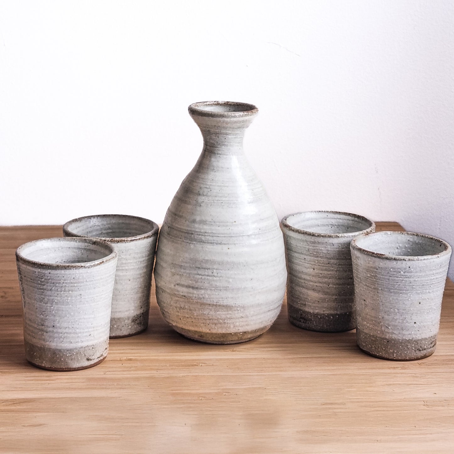 Hechimon Brushed Sake Set