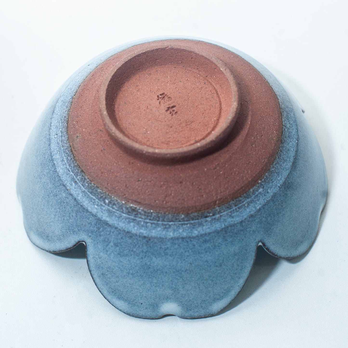 Blue Porcelain Lotus Flower Jewelry Dish/ Side Bowl