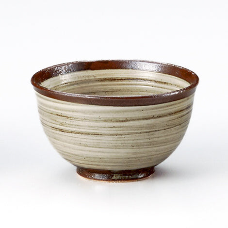 Tokiwa Brushed Powder Coated Donburi Bowl with Metal Rim