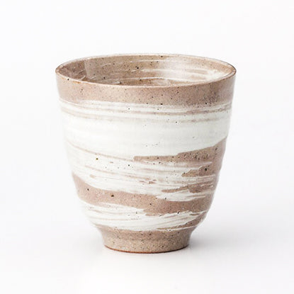 Tokiwa White Brushstroke Tea Cup