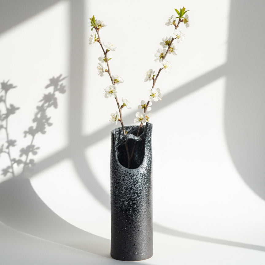 Shigaraki Ware Flower Vase
