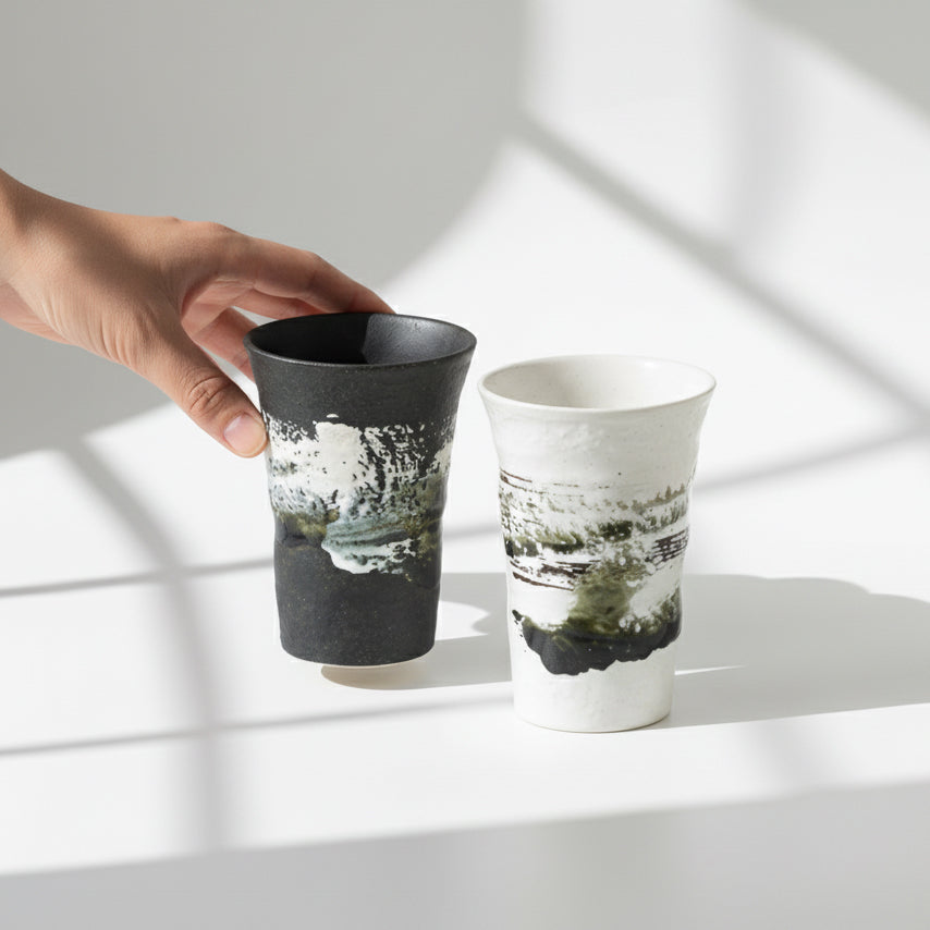 Hakeme Snowy Mountain Tumbler Cup