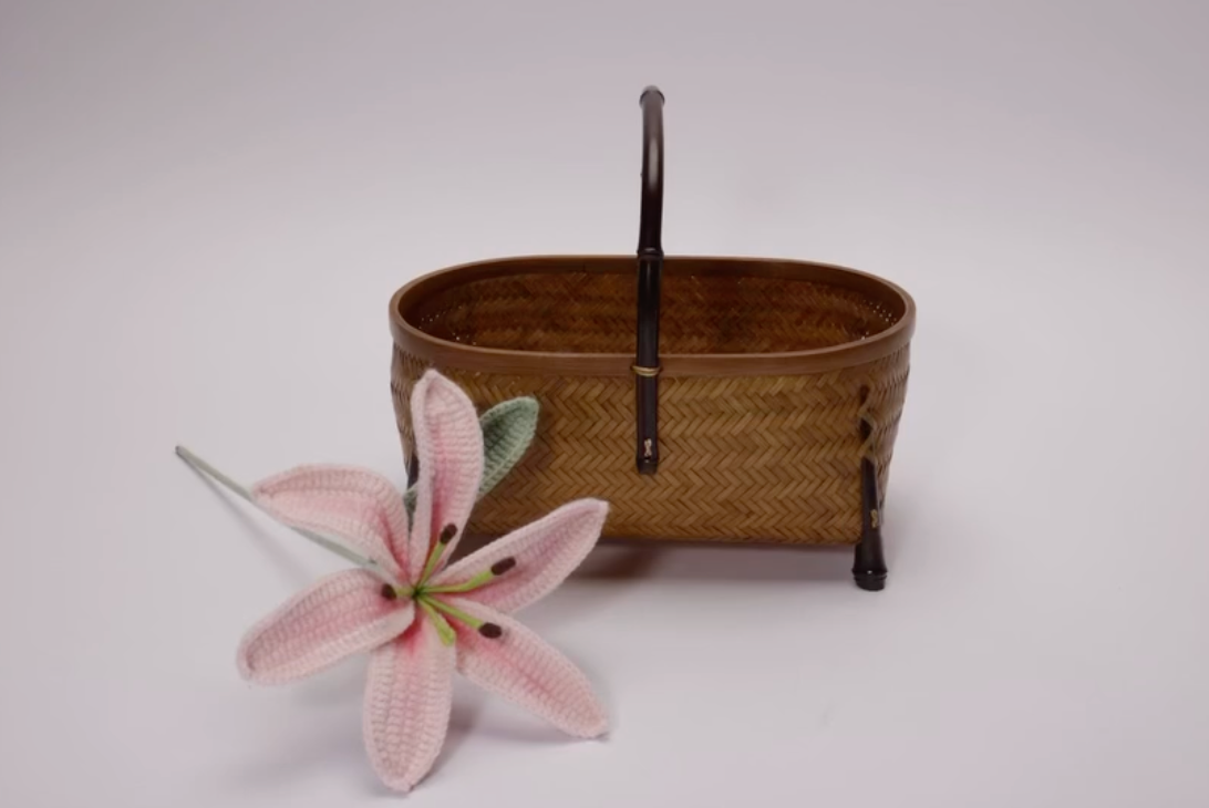 Japanese-designed Handcrafted Flower Basket