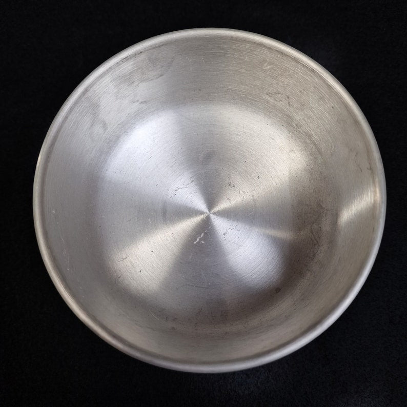 Norwegian Viking Pewter Tinn Footed Bowl | Snorre Norr NORSK BJ H, Mid Century Modern