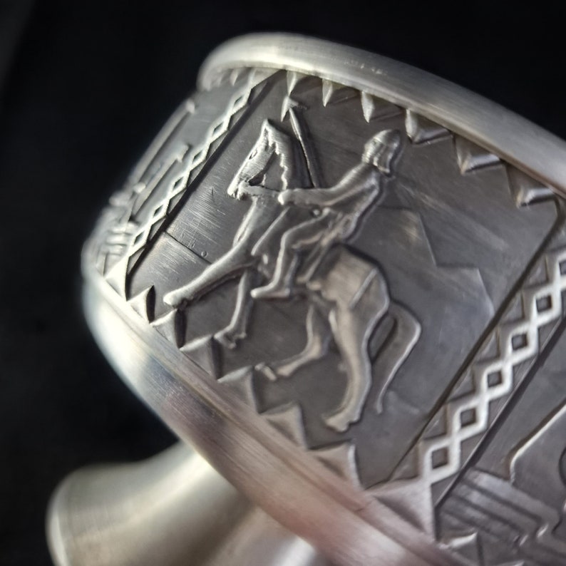 Norwegian Viking Pewter Tinn Footed Bowl | Snorre Norr NORSK BJ H, Mid Century Modern