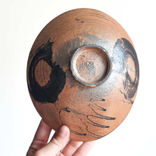 Shigaraki Ware Scarlet Enso Bowl
