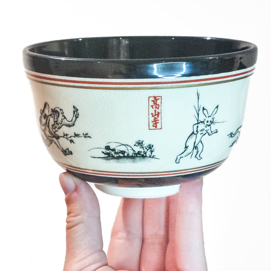 Hand Painted Horoscope Animal Matcha Bowl