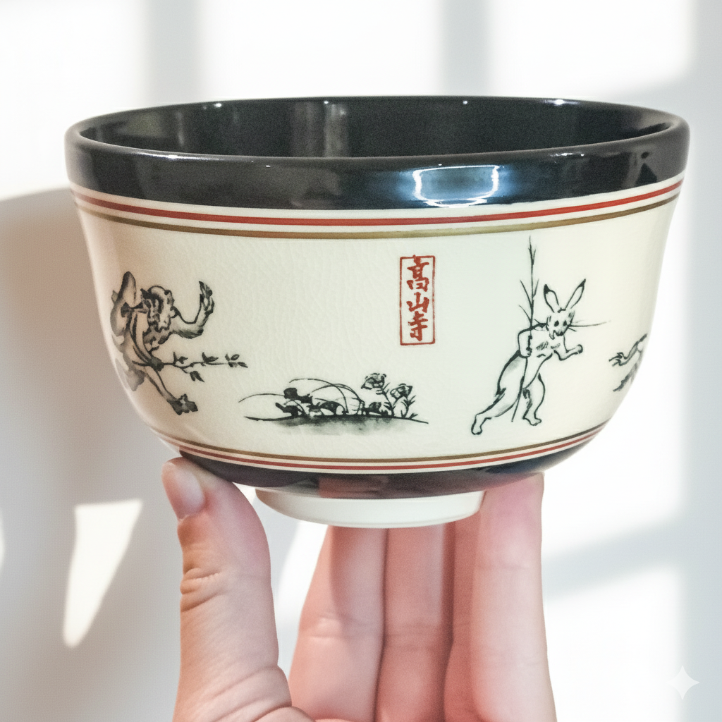 Hand Painted Horoscope Animal Matcha Bowl