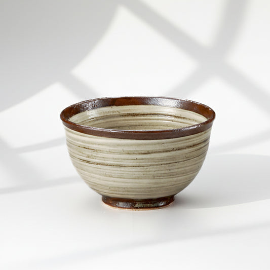 Tokiwa Brushed Powder Coated Donburi Bowl with Metal Rim