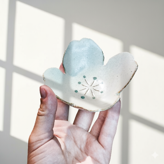 Flower Shaped Ceramic Side Dish