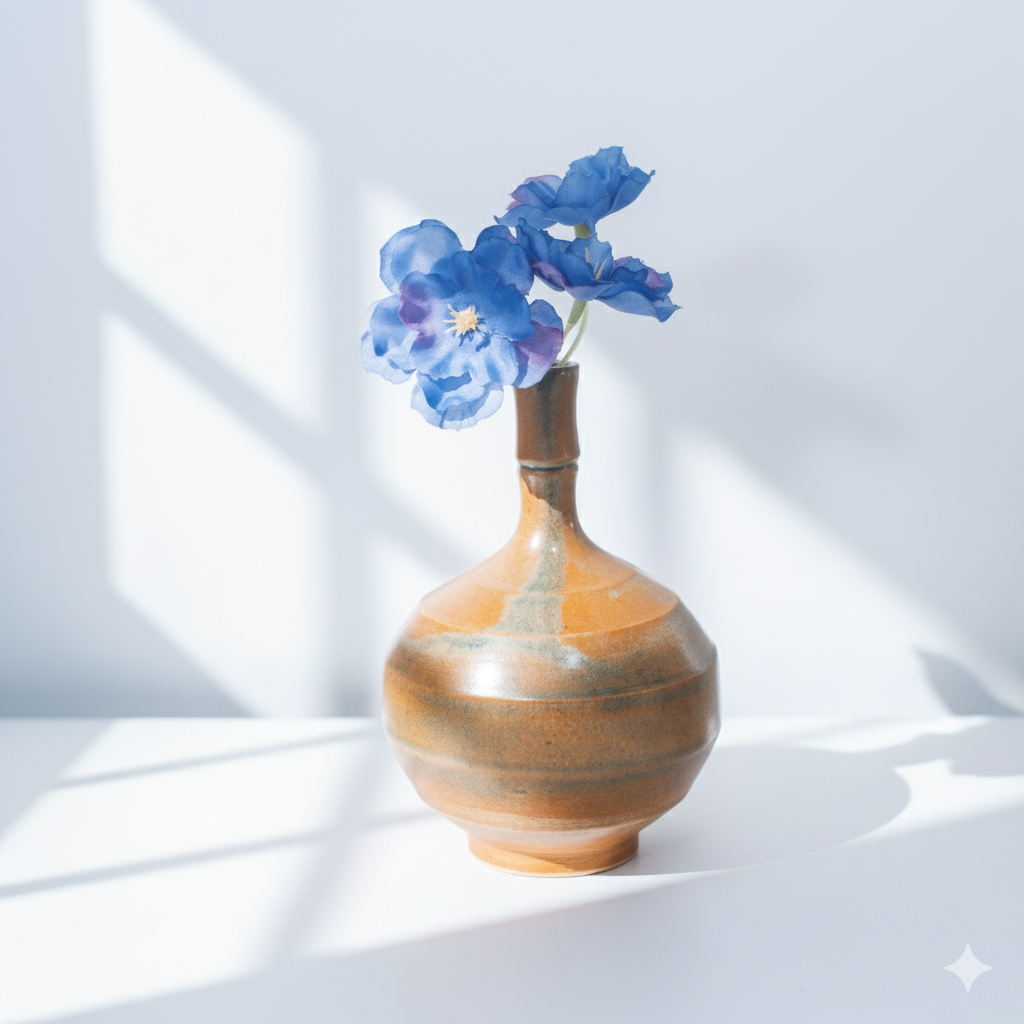 Handmade Ceramic Vase by Korean Artist Kim Young Hwan