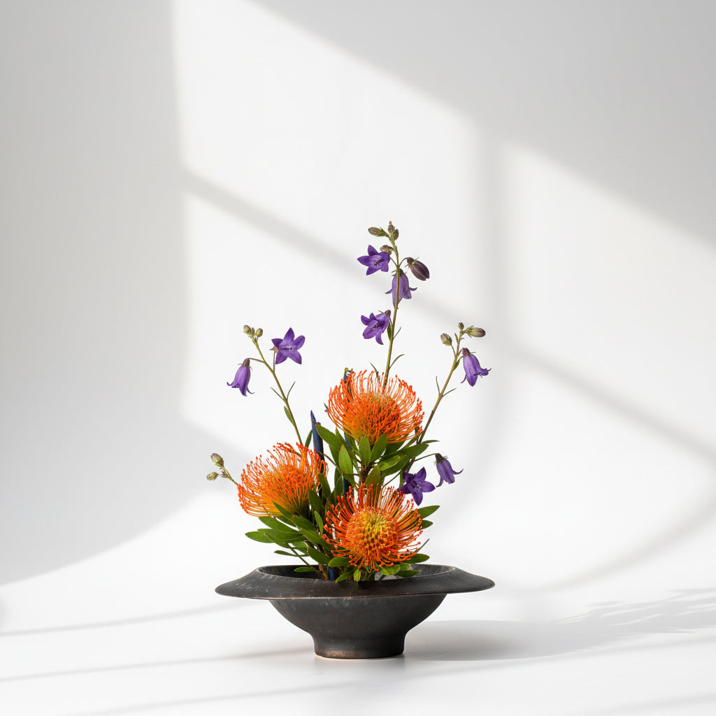 Gold Crystal Mukozuke Bowl/ Ikebana Vase [Pre-order]