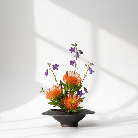 Gold Crystal Mukozuke Bowl/ Ikebana Vase [Pre-order]