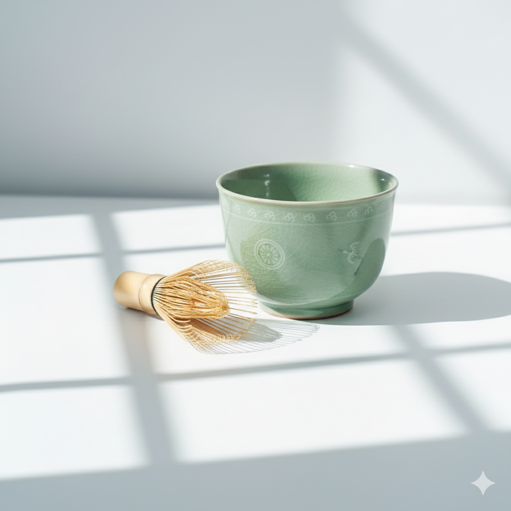 Porcelain Egret Green Celadon Bowl | Korea