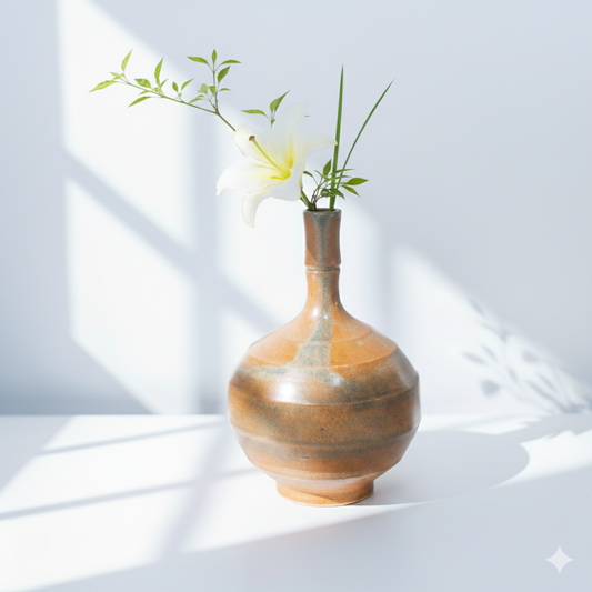 Handmade Ceramic Vase by Korean Artist Kim Young Hwan
