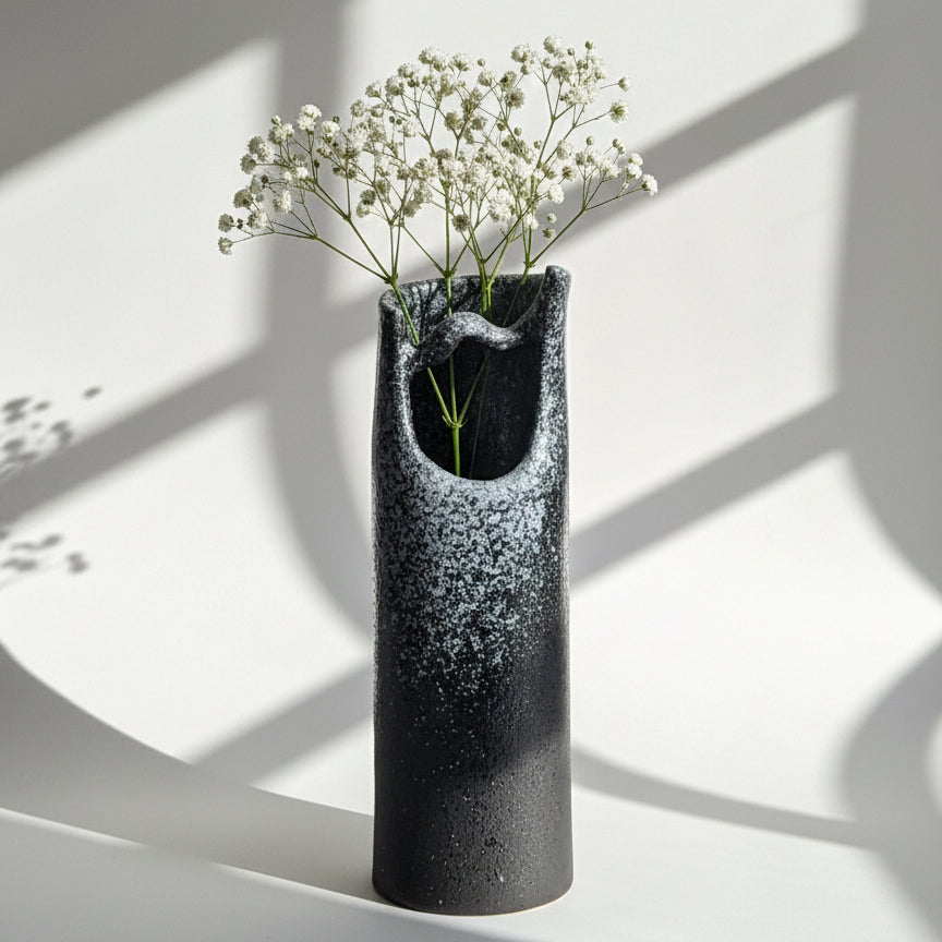 Shigaraki Ware Flower Vase