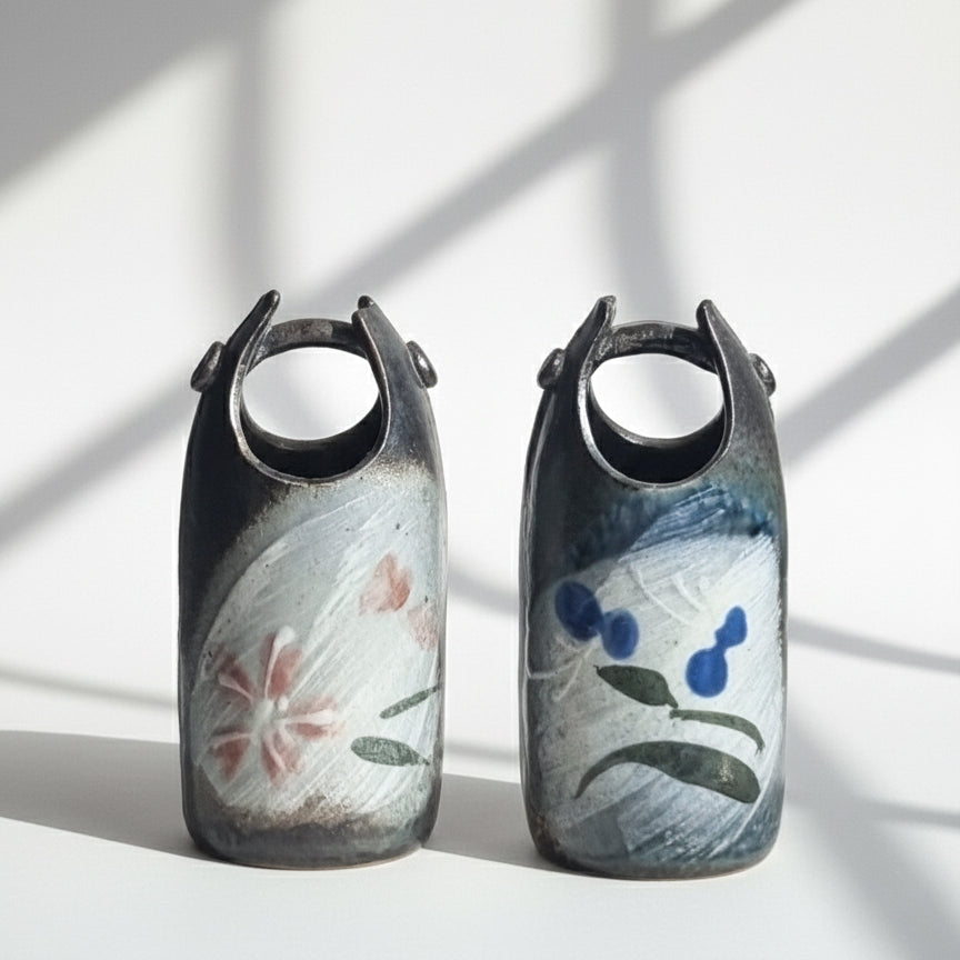 Mini Shigaraki Ware Flower Bud Vase