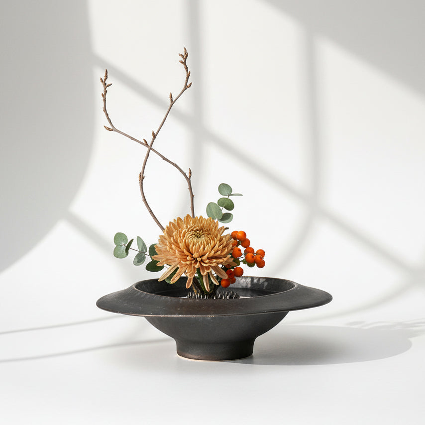 Gold Crystal Mukozuke Bowl/ Ikebana Vase [Pre-order]