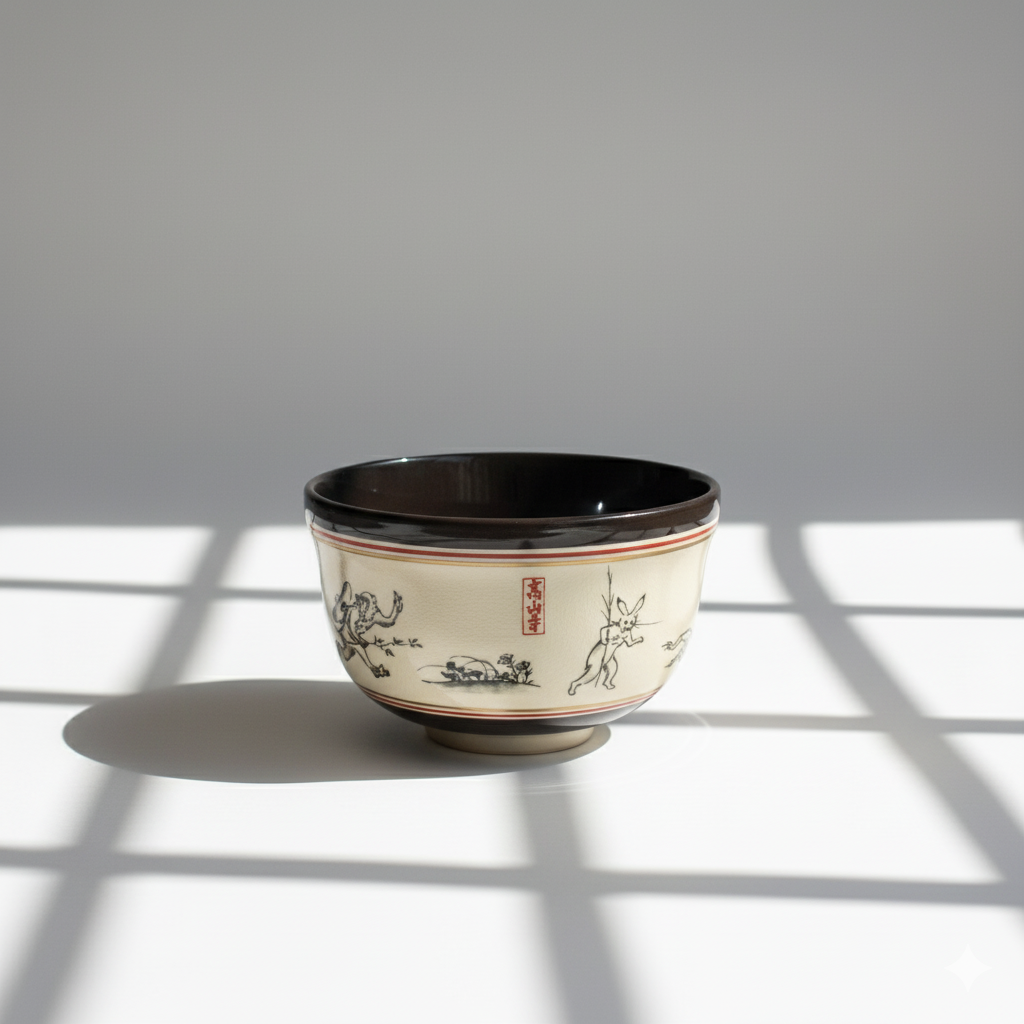 Hand Painted Horoscope Animal Matcha Bowl