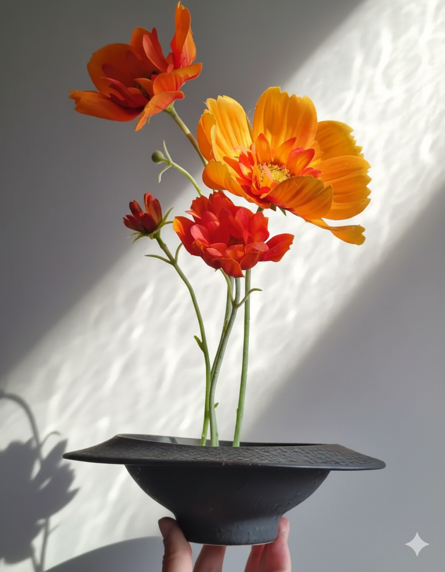 Gold Crystal Mukozuke Bowl/ Ikebana Vase [Pre-order]