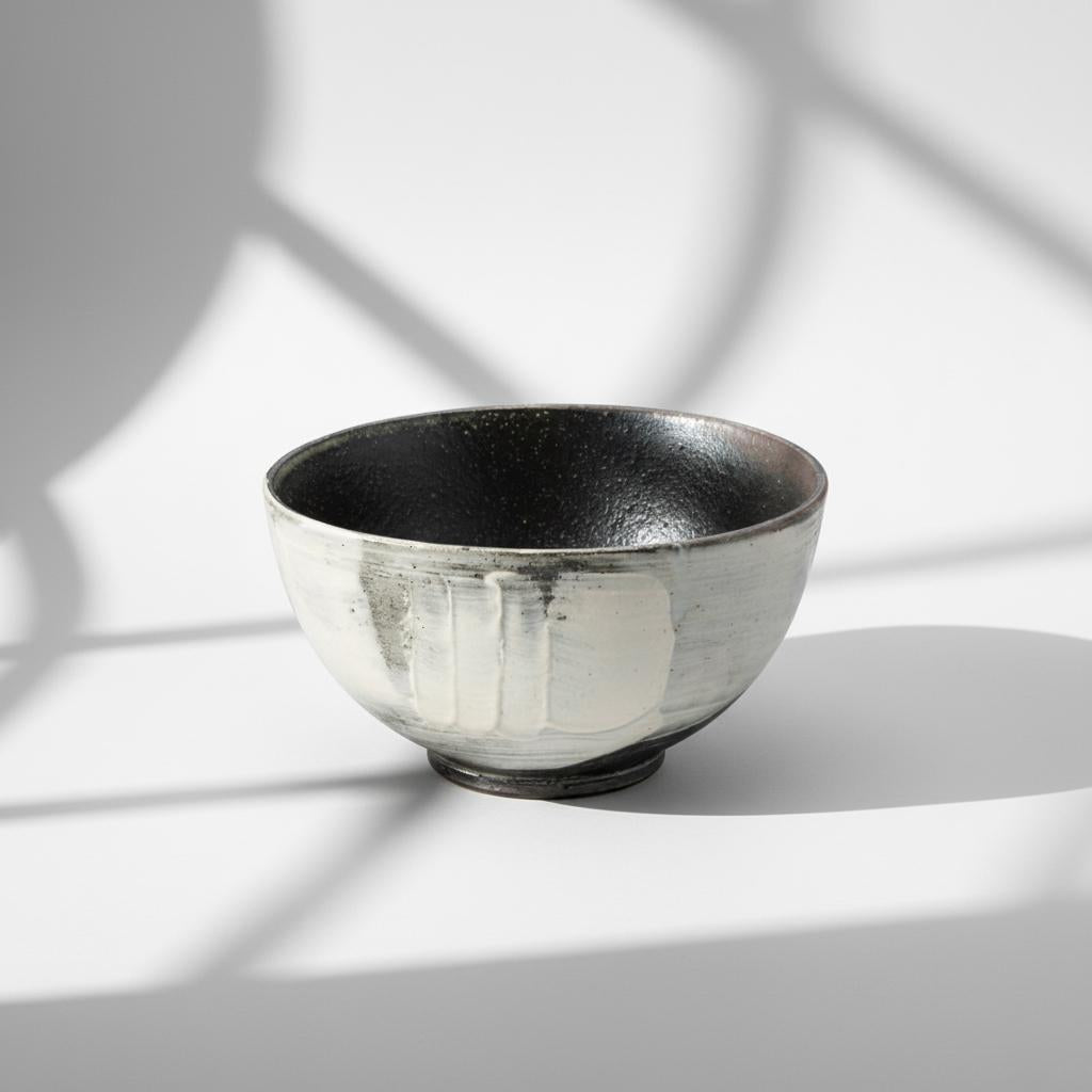 Japanese Hechimon Shigaraki-ware Donburi Bowl