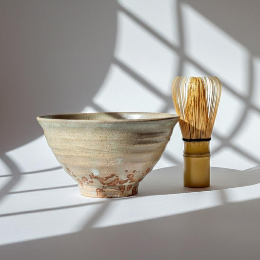 Tairei Tokimatsu Hagi Ware Matcha Bowl, Authentic Signed Chawan