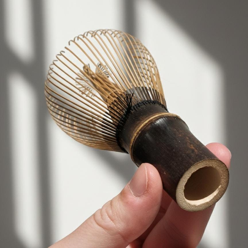 Japanese Matcha Whisk | Handcarved Bamboo Tea Ceremony Chasen