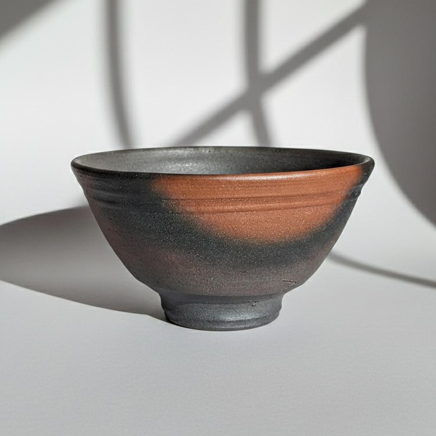 Handmade Bizen Ware Matcha Bowl, Japanese Tea Ceremony Chawan