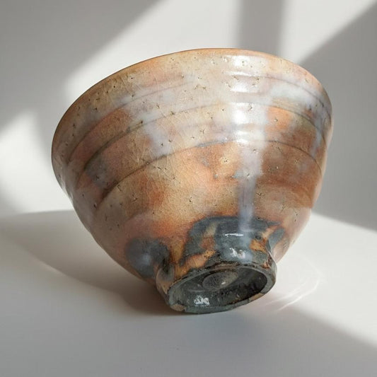 Vintage Hagi Ware Matcha Bowl – Koyo Hayashi Signed Chawan, Tomobako Box