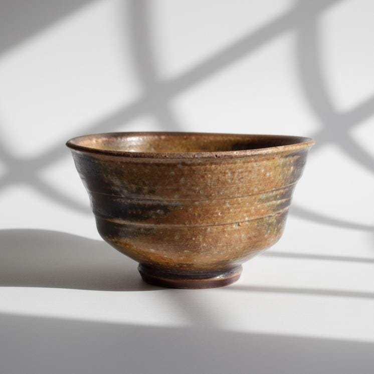 Authentic Bizen-yaki Matcha Bowl | Handcrafted Japanese Chawan | Wabi-Sabi Wood-Fired Tea Ceremony Bowl | Unglazed Iron-Rich Stoneware